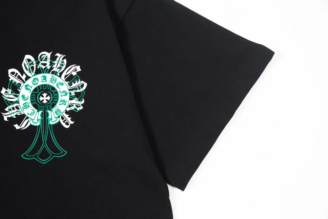 Chrome Hearts/ Logo Same Style T Versatile : Black Size：XS~L